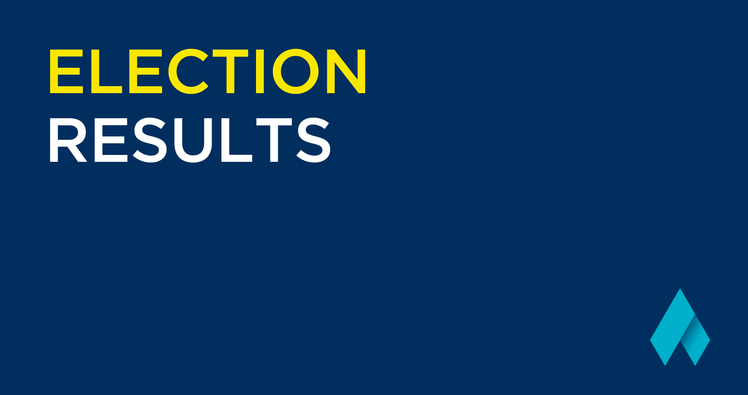 Election results announcement